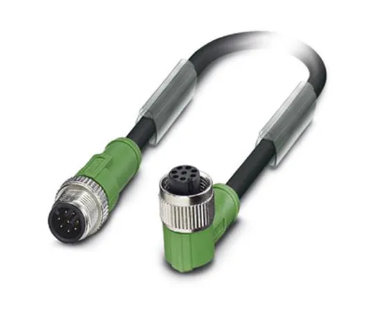 64-1637-20　Phoenix Contact M12 8-Pin - M12 8-Pin Male - Female Cable & Connector　1522749