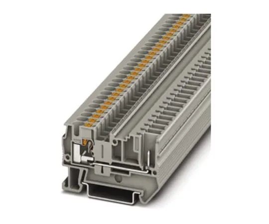 64-1601-19　Phoenix Contact, PT 4/1P OG Series , 800 V Feed Through Terminal Block, Plug In, Push In Termination　3212008