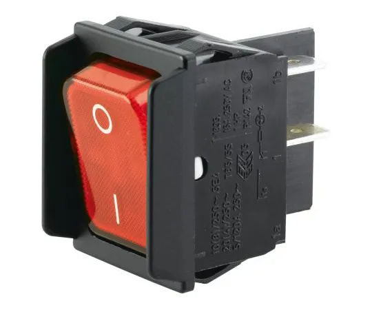 64-1433-85　Marquardt Illuminated Double Pole Single Throw (DPST), Latching Rocker Switch Panel Mount　1835.36