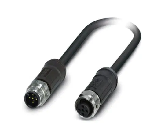 64-1583-08　Phoenix Contact M12 5-Pin - M12 5-Pin Male - Female Cable & Connector　1407261