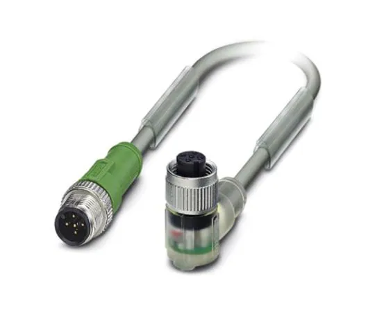 64-1637-43　Phoenix Contact M12 5-Pin - M12 5-Pin Male - Female Cable & Connector　1457306
