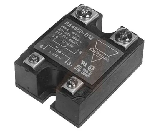 64-1584-36　Carlo Gavazzi 50 A Solid State Relay, Zero, Panel Mount, 530 V ac Maximum Load　RA4850-D12