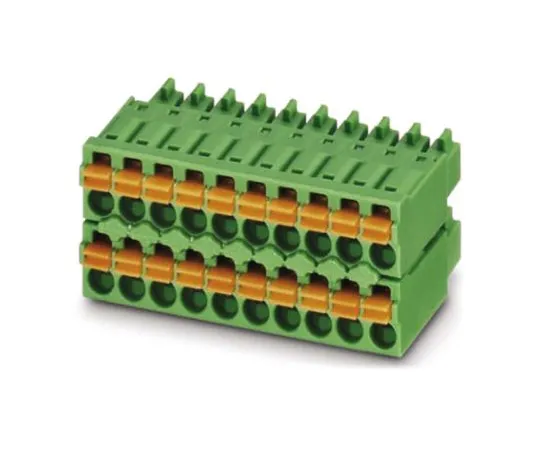 64-1549-28　Phoenix Contact FMCD 1.5/ 6-ST-3.5, 12 Way Pluggable Terminal Block　1738843