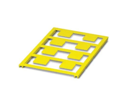 64-1600-02　Phoenix Contact Yellow Address Label, 17 x 15mm, Pack of 8　0827886