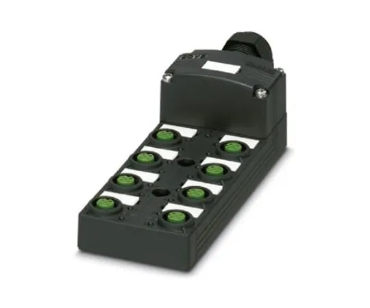 64-1573-31　Phoenix Contact SACB-8/16-L-PT SCO P Series M12 Sensor Box, 8 Port　1412060