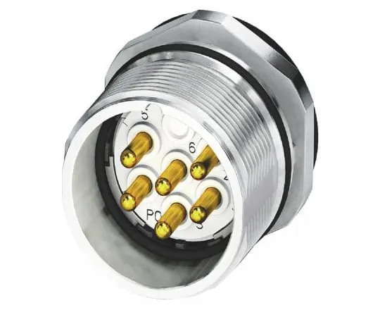 64-1416-19　Phoenix Contact CA-09P1N126Y00 Series M23 Bulkhead Mount Connector, 9 contacts Plug　1619868