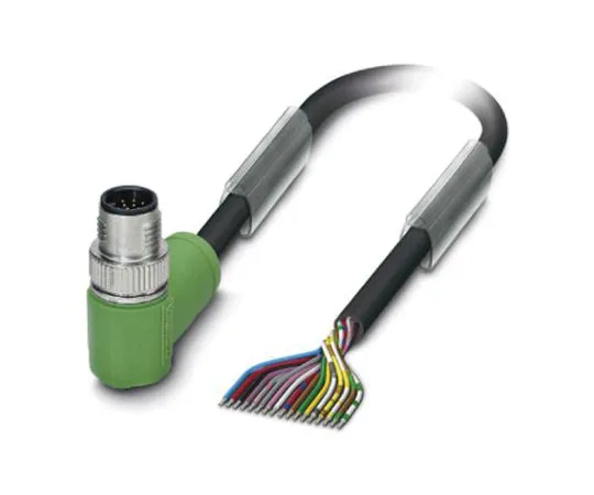 64-1621-94　Phoenix Contact M12 17-Pin Male Cable & Connector　1555334