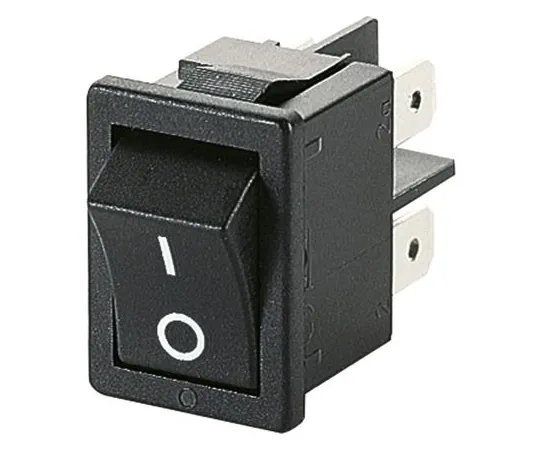 64-1434-10　Marquardt Double Pole Single Throw (DPST), Latching Rocker Switch Panel Mount　01858.0103-01