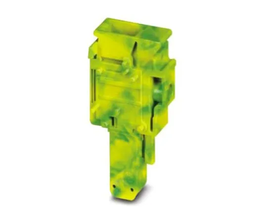 64-1576-83　Phoenix Contact UP 6/ 1-R GNYE Terminal Plug, 1 Way/Pole, Screw Terminals, 0.2 → 6 mm², PA, 1 kV　3060814