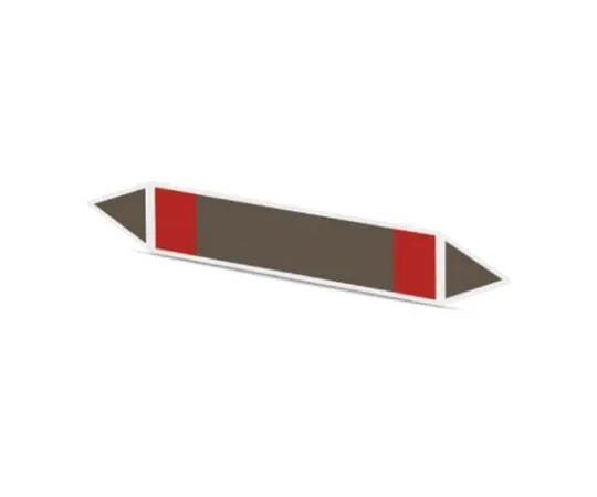 64-1627-53　Phoenix Contact Brown, Red Address Label, 26 x 280mm, Pack of 250　1014243
