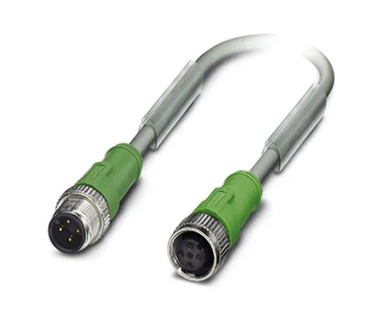 64-1636-27　Phoenix Contact M12 4-Pin - M12 4-Pin Male - Female Cable & Connector　1567270