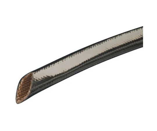 64-1416-45　Alpha Wire Expandable Braided Fiberglass PVC Black Cable Sleeve, 30m Length　PF1308 BK005