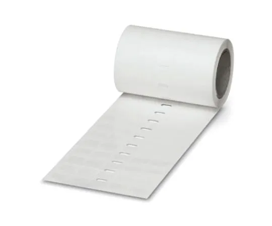 64-1581-68　Phoenix Contact White Address Label, 5.5 x 40mm, Pack of 5000　0817620