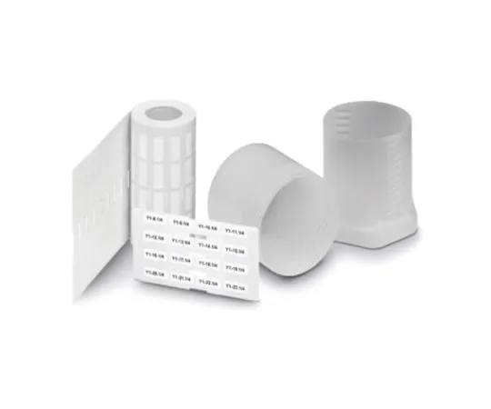 64-1581-23　Phoenix Contact White Address Label, 25.4 x 12.7mm, Pack of 10000　0816087