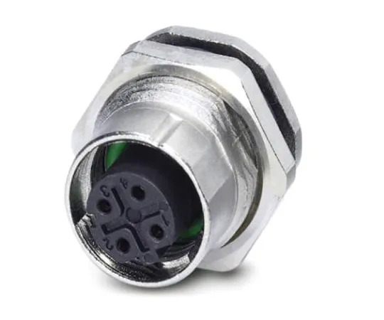 64-1586-91　Phoenix Contact M12 4-Pin Female Connector　1553006