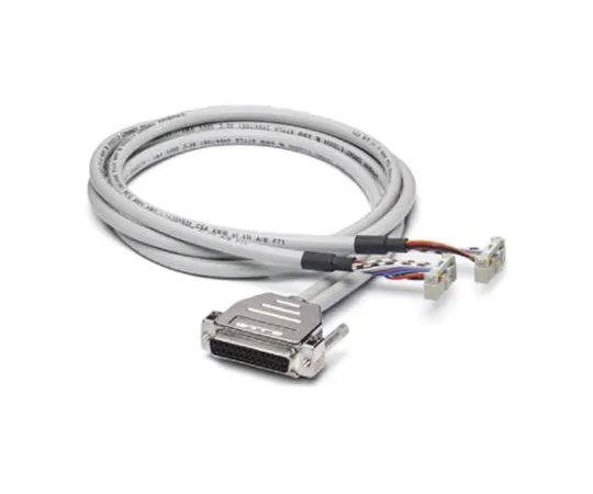 64-1596-03　Phoenix Contact D-Sub 25-Pin - 2 x IDC 14-Pin Female - Female Cable for *** with ABB S800 I/O　2304649