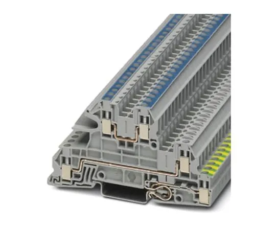 64-1572-78　Phoenix Contact, UTI 2.5-PE/L/N Series , 250 V Earth Terminal Block, Screw Termination　3076030