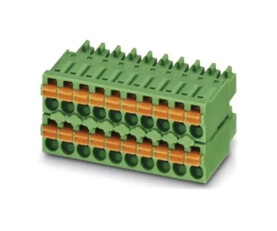 64-1543-11　Phoenix Contact FMCD 1.5/14-ST-3.5, 28 Way Pluggable Terminal Block　1738924