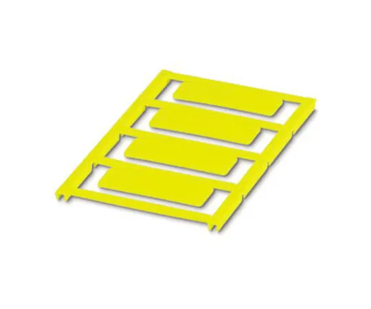 64-1600-08　Phoenix Contact Yellow Address Label, 49 x 15mm, Pack of 4　0827904