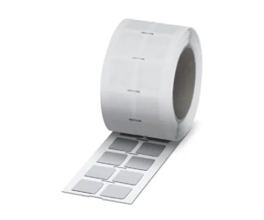 64-1599-86　Phoenix Contact Silver Address Label, 22 x 22mm, Pack of 500　0825528