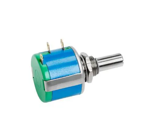 64-1528-66　Vishay 1 Gang 5 Turn Rotary Wirewound Potentiometer with a 6.35 mm Dia. Shaft, 5kΩ, ±5%, 1.5W, Linear 535-1-1-502　535-1-1-502