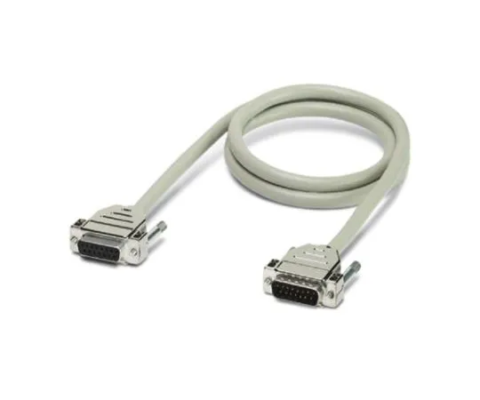 64-1595-62　Phoenix Contact D-Sub 15-Pin - D-Sub 15-Pin Male - Female Cable　2302094