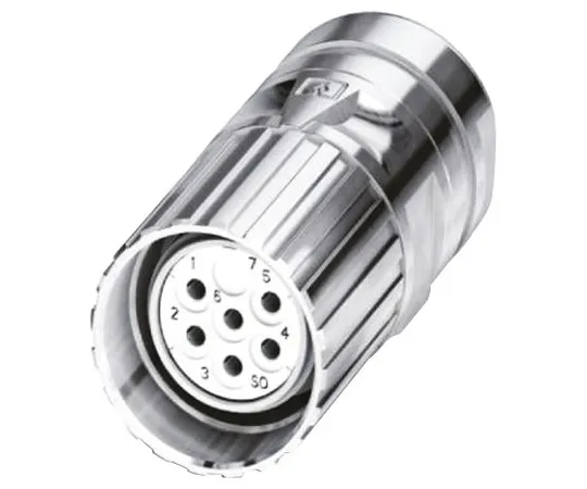 64-1416-07　Phoenix Contact 1619 Series M23 Cable Mount Connector, 9 contacts Socket　1619716