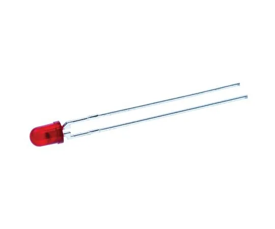 64-1632-54　6 V Red LED 3mm Through Hole, Kingbright L-7104ID-5V　L-7104ID-5V