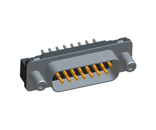 64-1415-72　TE Connectivity Amplimite HD-20 Series, 15 Way Through Hole PCB D-sub Connector Plug, 2.74mm Pitch, with 4-40 UNC,　5787177-1
