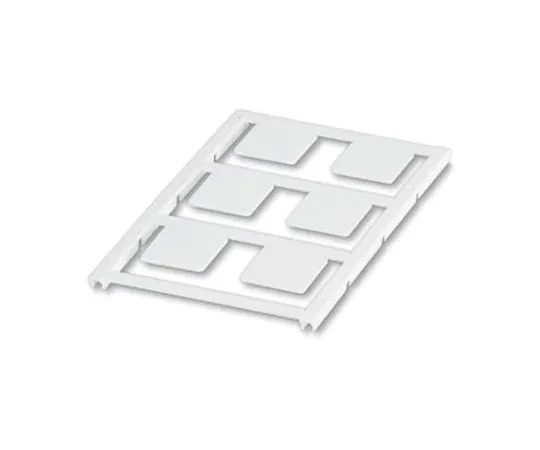 64-1580-49　Phoenix Contact White Address Label, 22 x 22mm, Pack of 6　0803224
