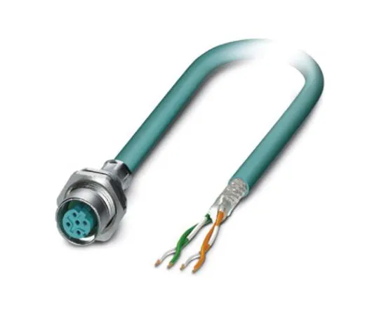 64-1629-50　Phoenix Contact M12 4-Pin Female Connector　1437698