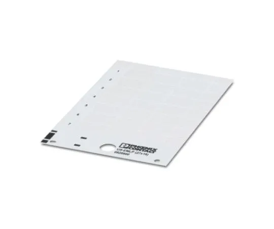 64-1600-27　Phoenix Contact White Address Label, 27 x 27mm, Pack of 15　0828801