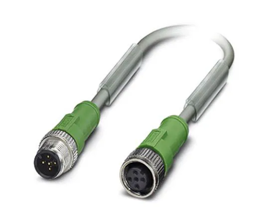 64-1636-54　Phoenix Contact M12 5-Pin - M12 5-Pin Male - Female Cable & Connector　1454587