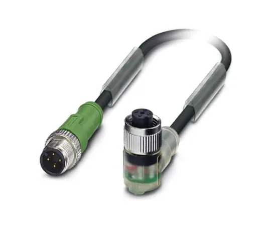64-1616-46　Phoenix Contact M12 4-Pin - M12 4-Pin Male - Female Cable & Connector　1668548