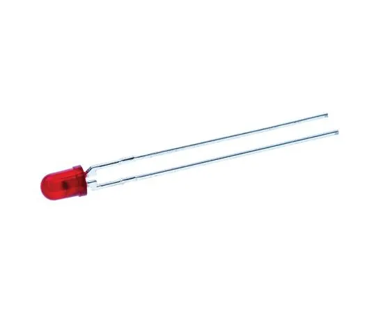 64-1639-63　2.5 V Red LED 3mm Through Hole, Kingbright L-34SURDK　L-34SURDK