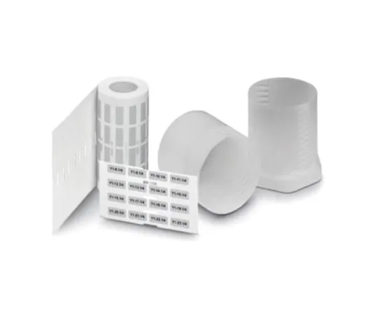 64-1581-47　Phoenix Contact Silver Address Label, 26.5 x 12mm, Pack of 2500　0816854