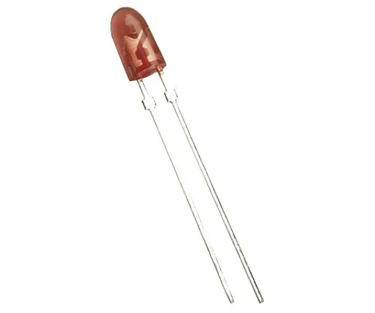 64-1639-91　2.8 V Red LED 5mm Through Hole, Kingbright L-5603SIDL/SD-J3　L-5603SIDL/SD-J3