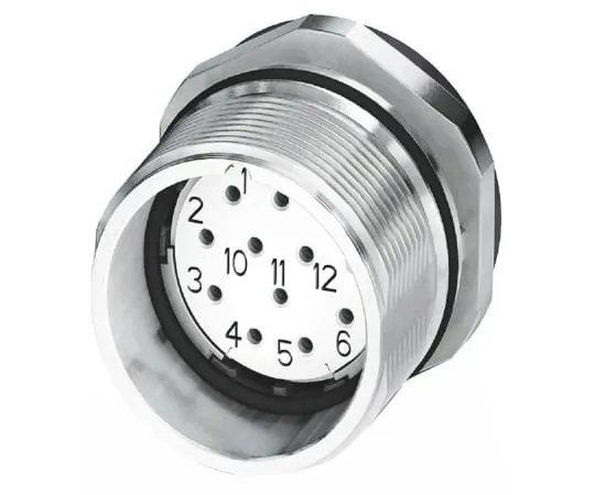 64-1416-17　Phoenix Contact CA-16S1N126Y00 Series M23 Bulkhead Mount Connector, 16 contacts Socket　1619861