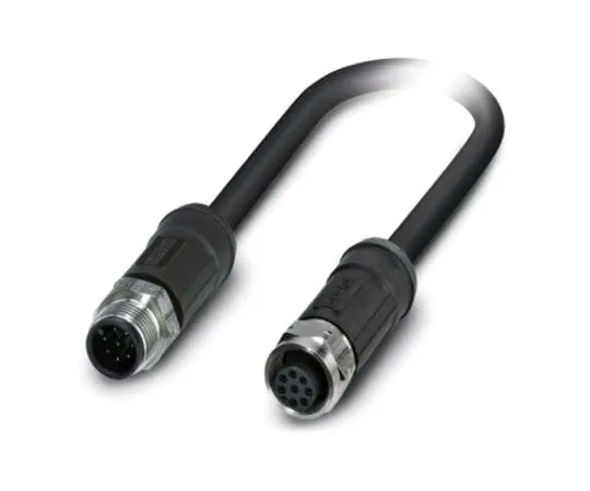 64-1582-67　Phoenix Contact M12 8-Pin - M12 8-Pin Male - Female Cable & Connector　1407277