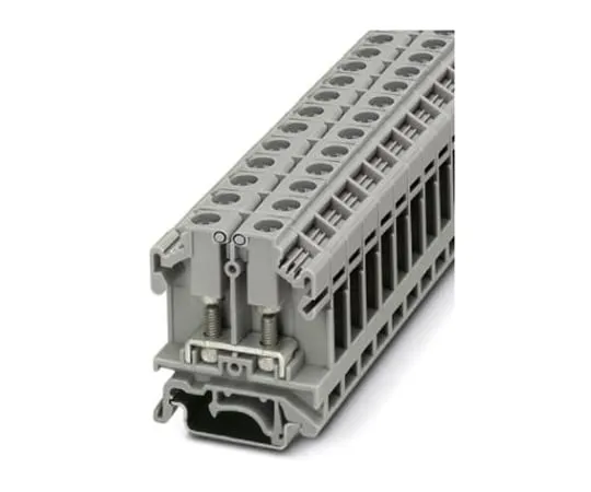 64-1572-91　Phoenix Contact, OTTA6-P/P YE Series , 800 V Feed Through Terminal Block, Bolt Termination　0790621