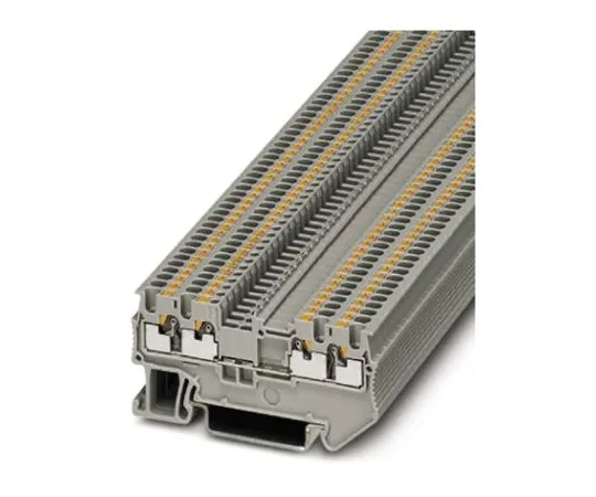 64-1600-93　Phoenix Contact, PT Clipline Series , 500 V Feed Through Terminal Block, Push In Termination　3208199