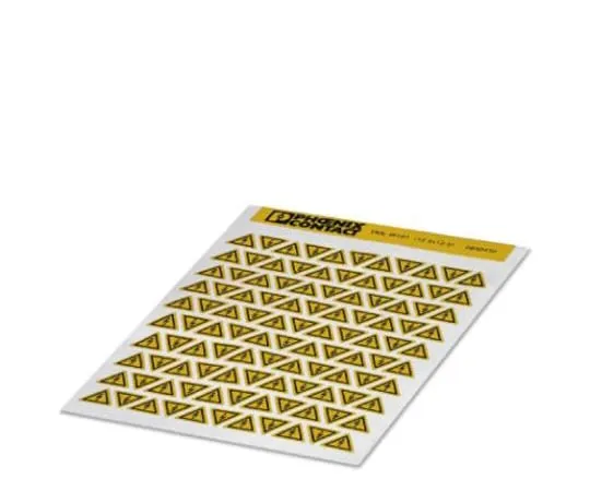 64-1567-68　Phoenix Contact Adhesive Pre-Printed Label. Quantity: 110　0830432