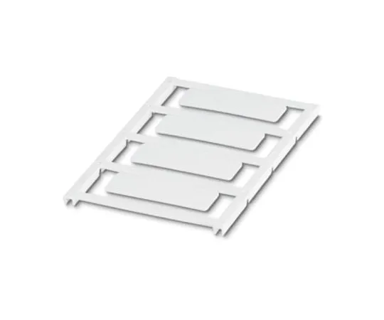 64-1580-51　Phoenix Contact White Address Label, 49 x 15mm, Pack of 4　0803227