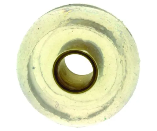64-1535-32　Taica 4mm 6.5mm Shock Mount GEL Bush S-6 60 → 90Hz Brass (Collar), Silicone (Bush) +200°C -40°C 0.2 →　GEL Bush S-6