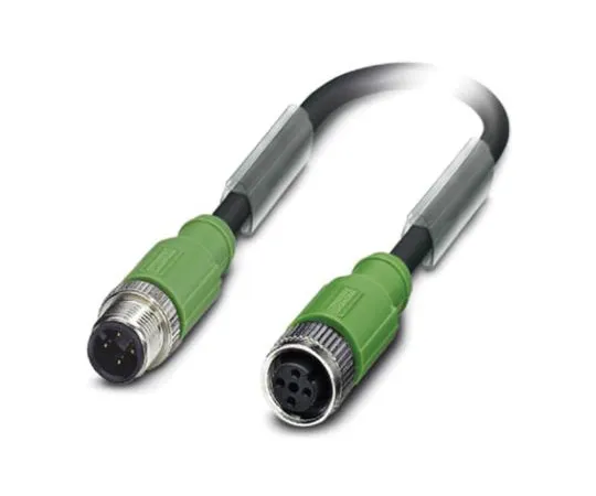 64-1616-19　Phoenix Contact M12 4-Pin - M12 4-Pin Male - Female Cable & Connector　1500868