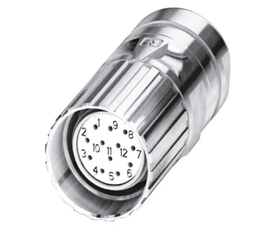 64-1415-95　Phoenix Contact CA-12S1N1280DN Series M23 Cable Mount Connector, 12 contacts Socket　1619764