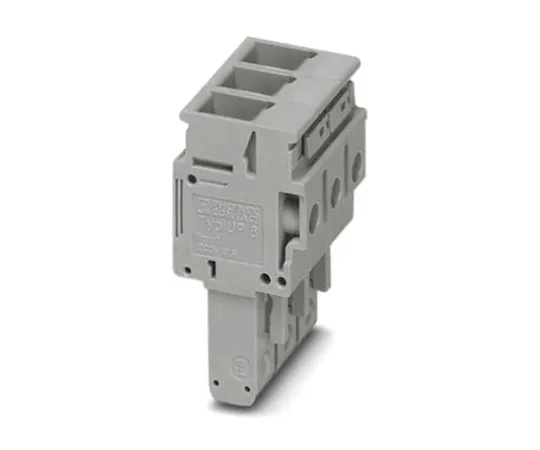 64-1577-36　Phoenix Contact UP 6/ 3 Terminal Plug, 3 Way/Pole, Screw Terminals, 0.2 → 6 mm², PA, 1 kV　3060636