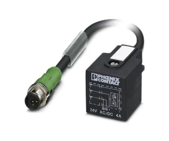 64-1638-56　Phoenix Contact M12 3-Pin - Valve A Male Cable & Connector　1434882