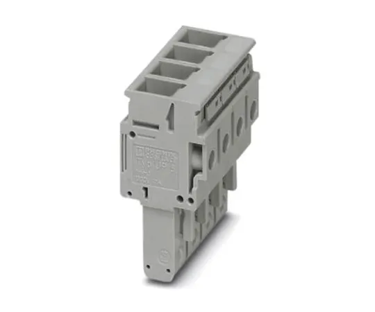 64-1577-53　Phoenix Contact UP 6/ 4 Terminal Plug, 4 Way/Pole, Screw Terminals, 0.2 → 6 mm², Polyamide, 1 kV　3060649