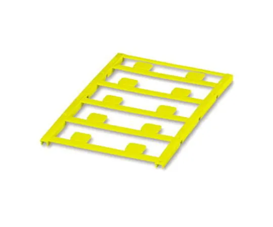 64-1581-81　Phoenix Contact Yellow Address Label, 11 x 9mm, Pack of 10　0822602
